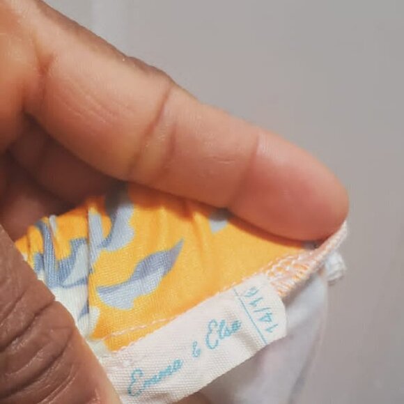 💃Emma & Elsa Elegant Floral Wrap Ruffle Midi Skirt. Size 14/16 🌴 - Picture 7 of 11